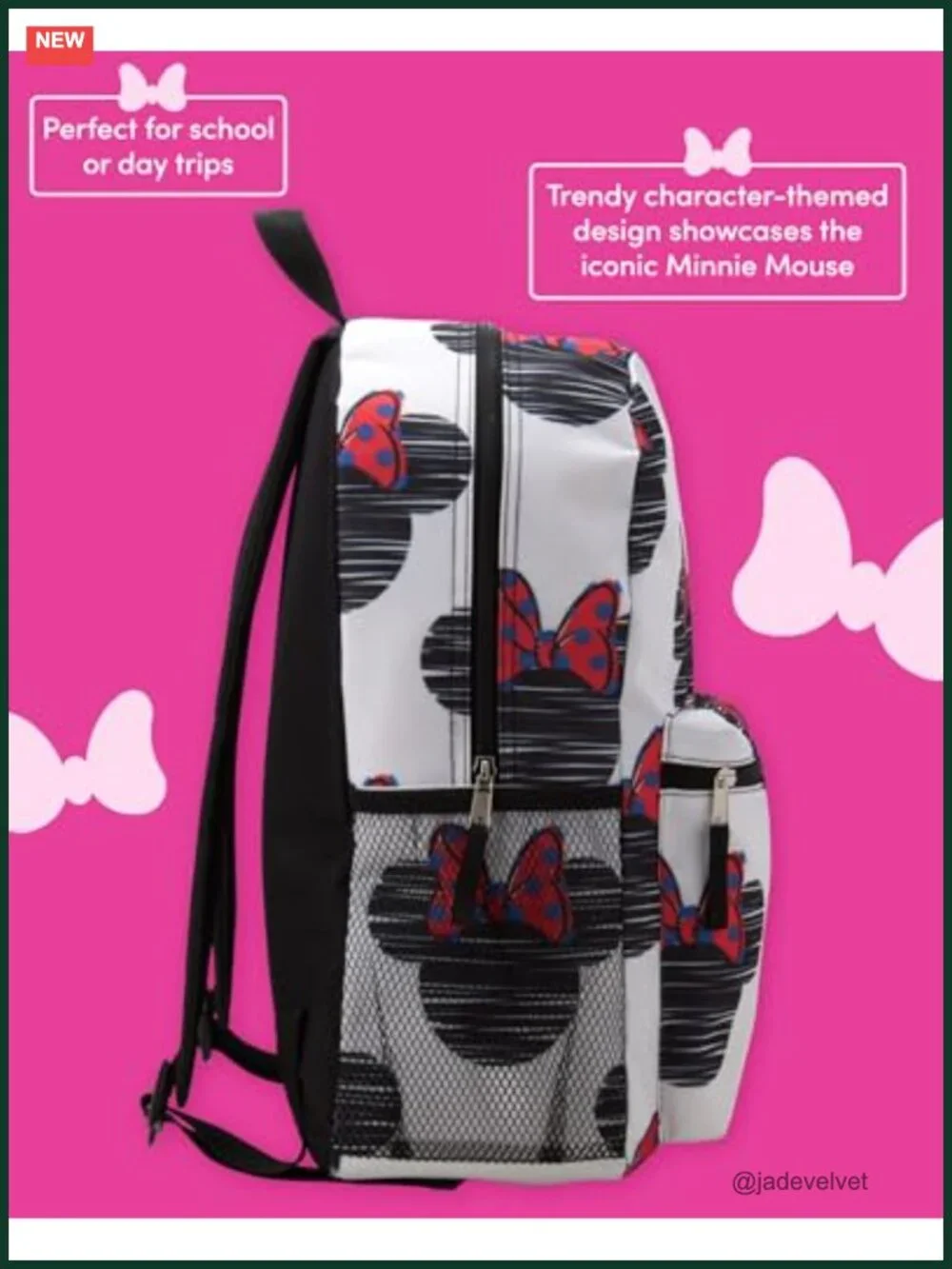 Disney Minnie Mouse Kids Backpack with Pen Case, 16